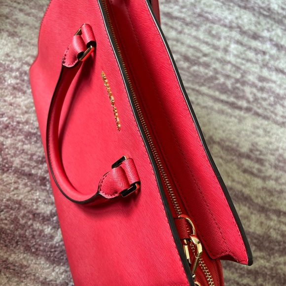 Michael Kors Selma Satchel- Pink/Red - Picture 4 of 7